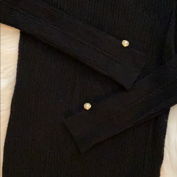 NASTY GAL - High Neck On the Music Pearl Sweater M - Picture 4 of 8